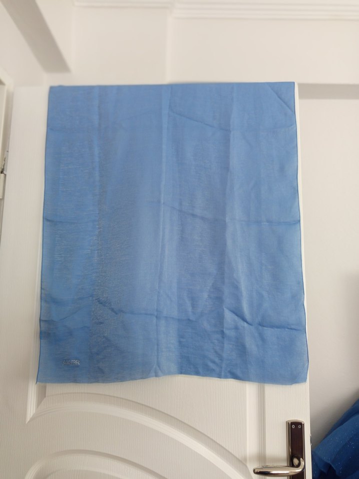 Mavi Drapeli Kadın Şal AKER - Görsel 3