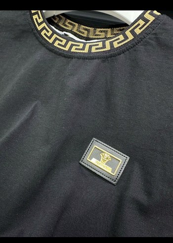 Erkek Siyah versace tişört - Görsel 2