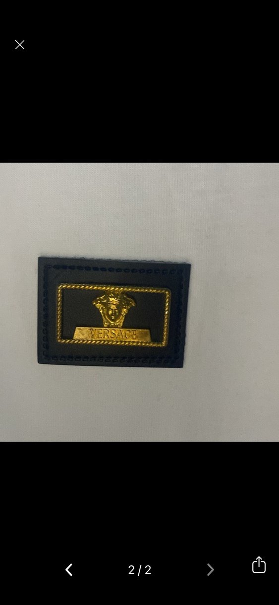Beyaz Erkek  Tişört Versace - Görsel 2