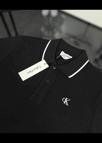 CK POLO YAKA SİYAH - Görsel 2