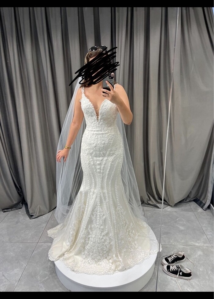 Narin moda balık gelinlik - Görsel 5