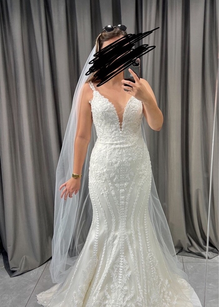 Narin moda balık gelinlik - Görsel 3