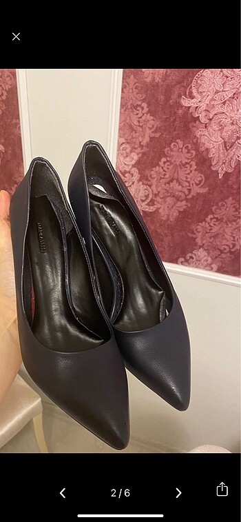 Diğer Koyu lacivert stiletto marcatelli