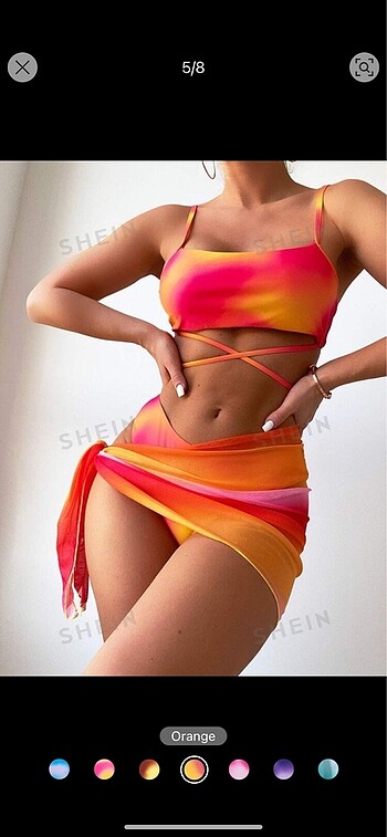 Shein Bikini Takımı 3 Parça