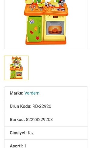  Beden Renk Vardem mutfak seti 