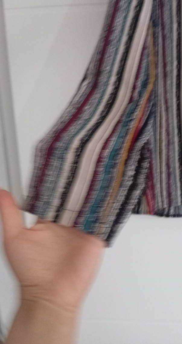 Uzun Kollu Bohem Çok Renkli Gömlek - Görsel 2