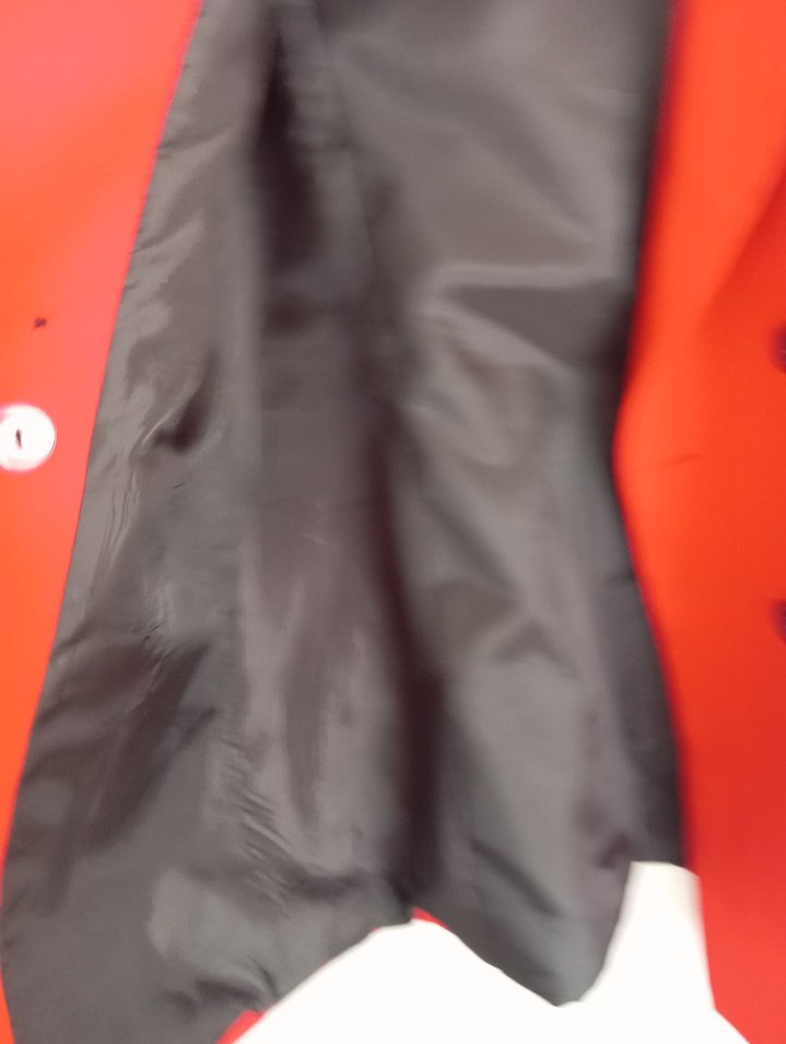 Kırmızı Düğmeli Kadın Blazer Ceket - Görsel 5