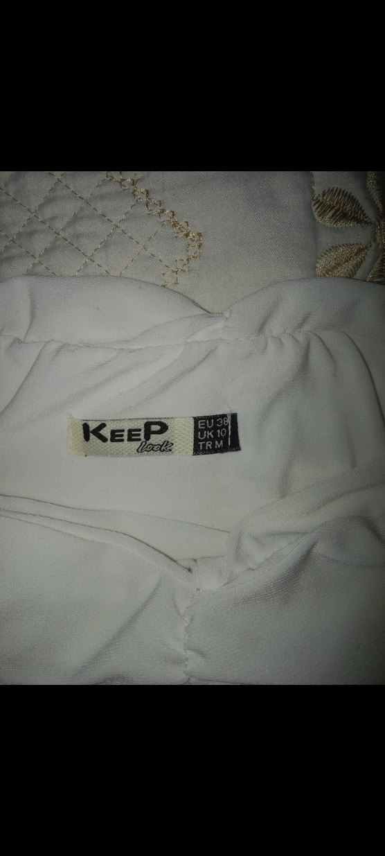 Drapeli Madonna Yaka Elbise - Görsel 2