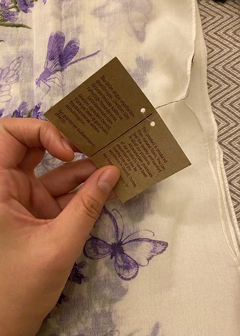 Dosimira %100 pamuk şal - Görsel 3