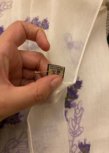 Dosimira %100 pamuk şal - Görsel 4