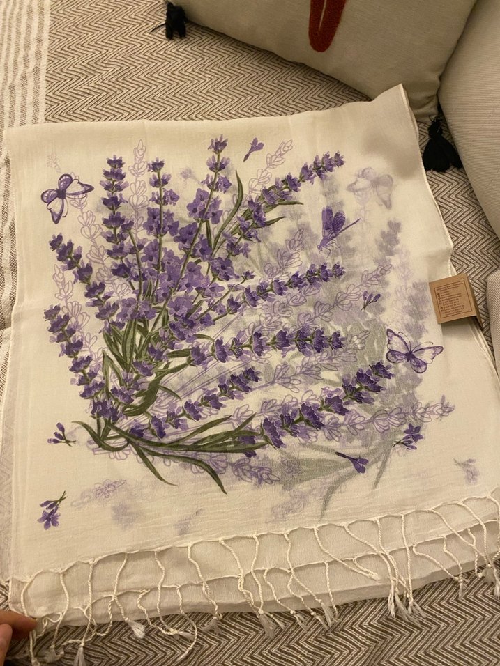 Dosimira %100 pamuk şal - Görsel 2