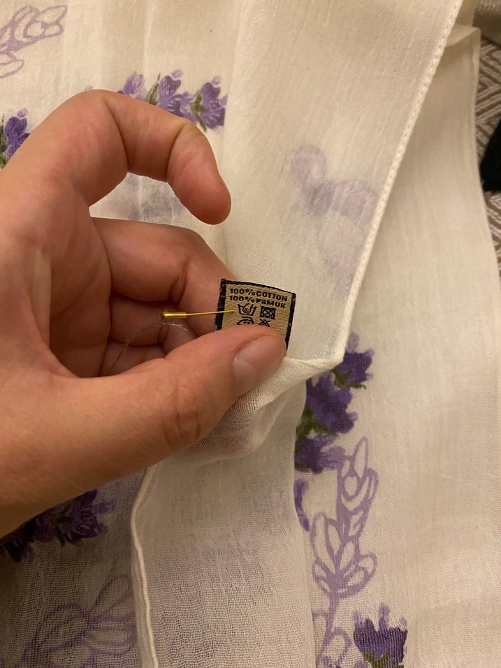 Dosimira %100 pamuk şal - Görsel 4