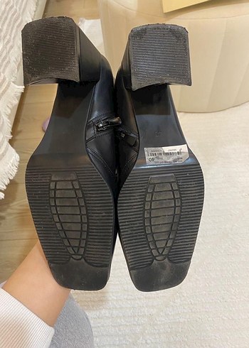 Capone küt burunlu yandan fermuarlı bot - Görsel 6