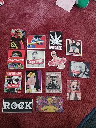 Farklı modellerde stickerlar