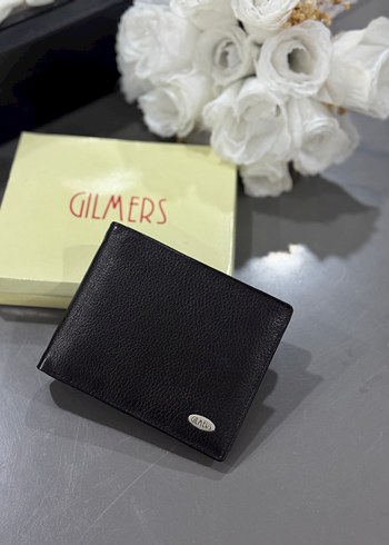 Gilmers Siyah Parlak Erkek Cüzdanı