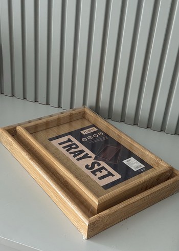 Miev Ahşap Tepsi Seti - Görsel 3