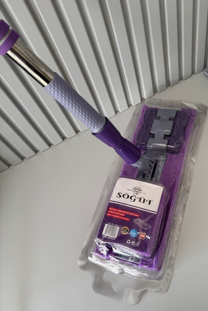 Mor ve Gri Paspas Süpürgesi - Görsel 3