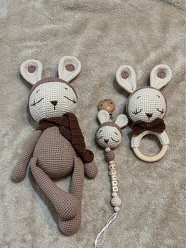Amigurumi yenidoğan set