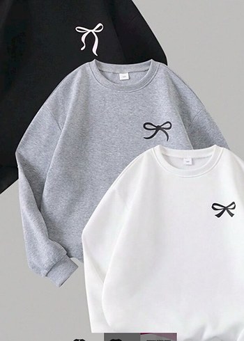 Kadın Sweatshirt Fiyonklu