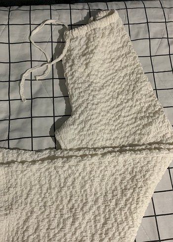 Keten beyaz pantolon - Görsel 2