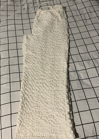 Keten beyaz pantolon - Görsel 6