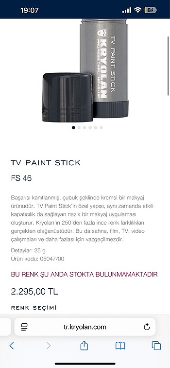 Beden Kryolan porselen fondöten