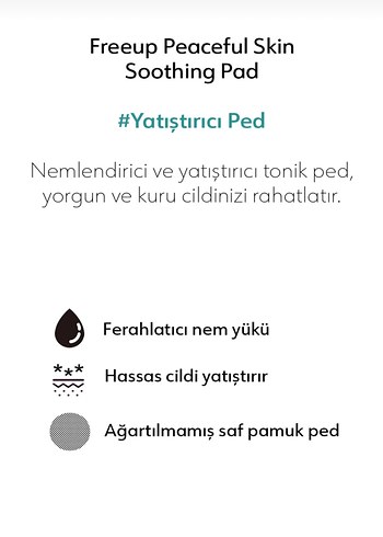 Beden Freeup peaceful skin soothing pad
