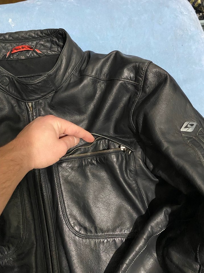 Avrupadan Getirildi Spyke Hakiki Deri Motosiklet Montu (50-M) - Görsel 4