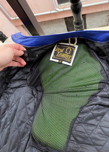 BMW COMPAQ Hakiki Deri Motosiklet Montu Vintage (XL) - Görsel 7