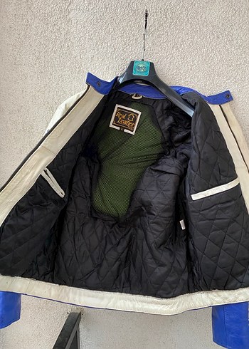 BMW COMPAQ Hakiki Deri Motosiklet Montu Vintage (XL) - Görsel 6