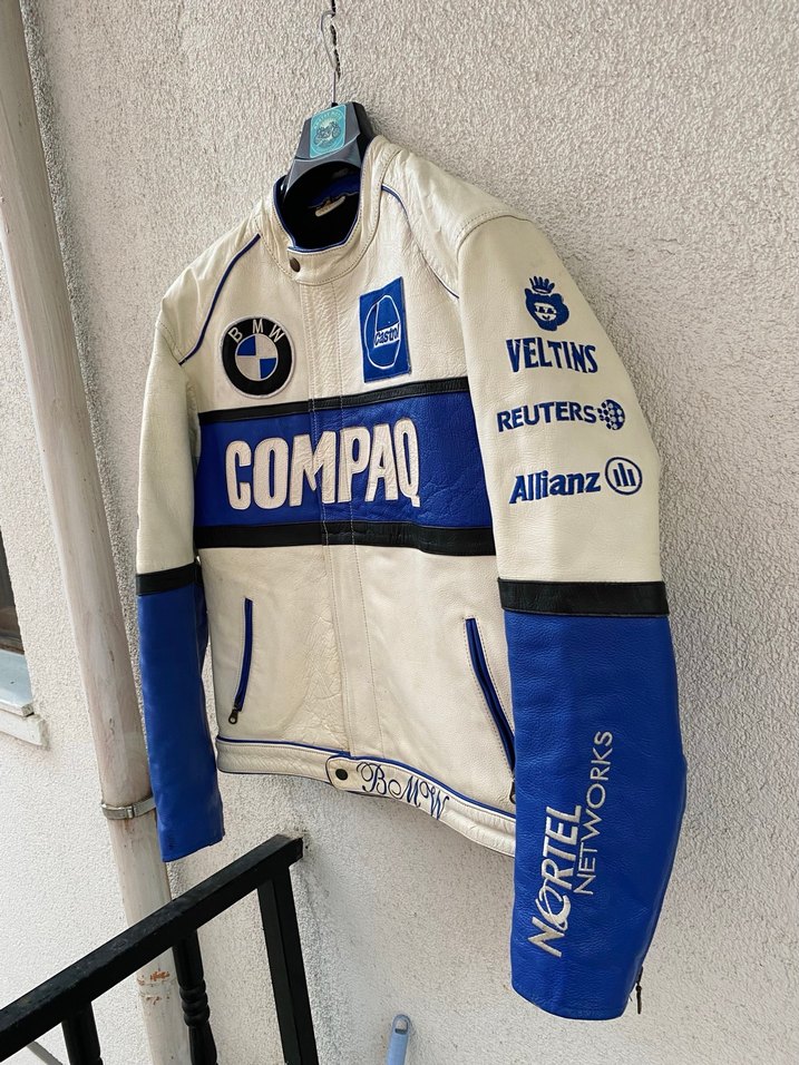 BMW COMPAQ Hakiki Deri Motosiklet Montu Vintage (XL) - Görsel 2