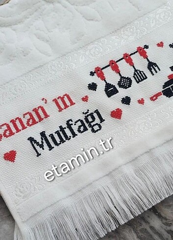 İsimli mutfak havlusu 