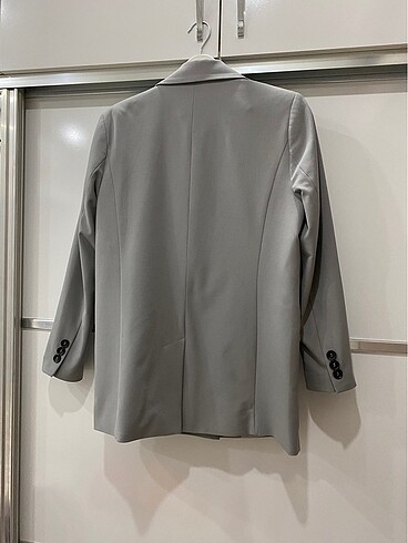 s Beden Gri oversize blazer ceket