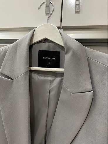 LC Waikiki Gri oversize blazer ceket
