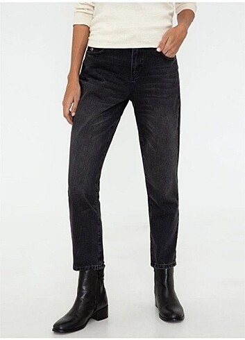 U.S Polo Assn. Polo Antrasit Boyfriend Jean 