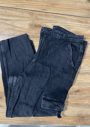 Siyah  Kadın Kot Pantolon - Görsel 3