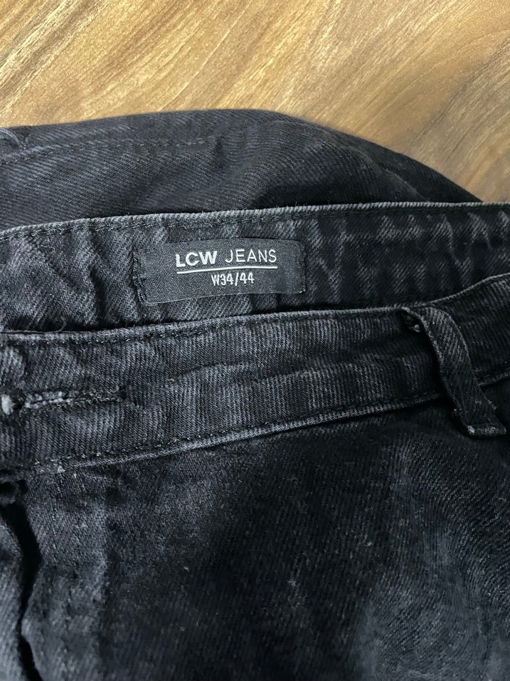 Siyah  Kadın Kot Pantolon - Görsel 5