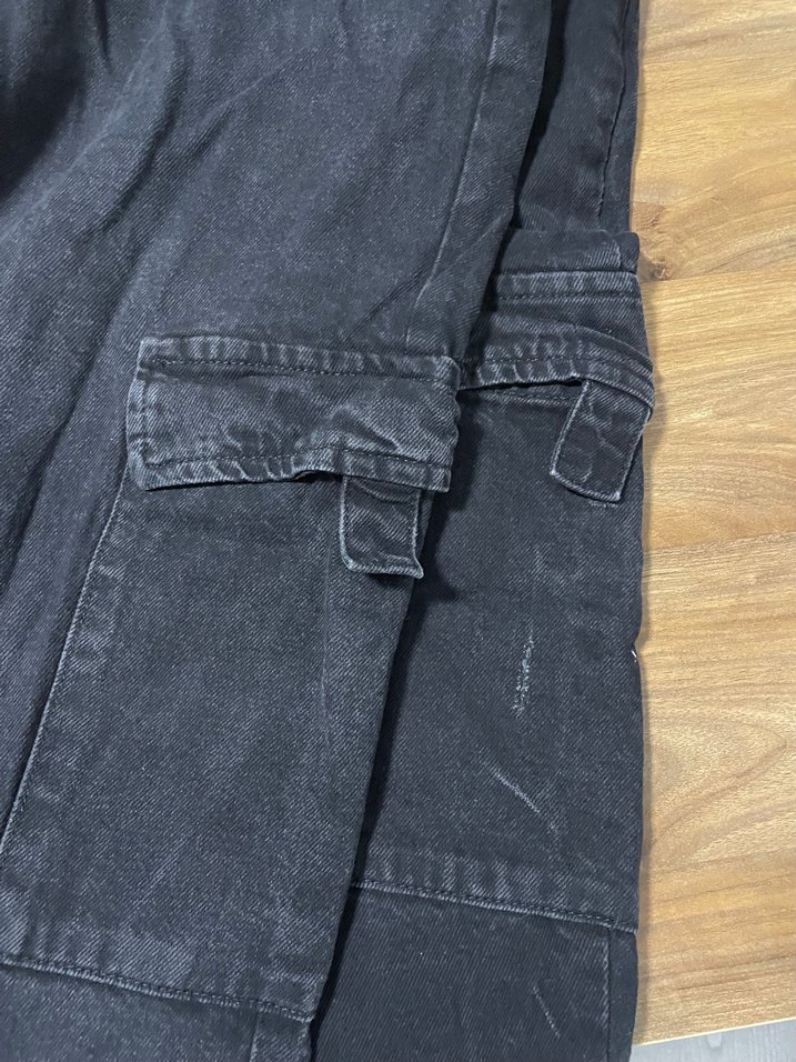 Siyah  Kadın Kot Pantolon - Görsel 4