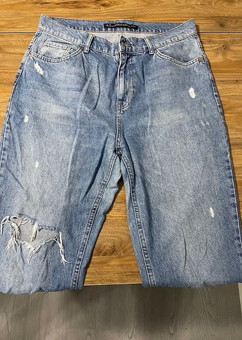 Rahat Kesim Mavi Kadın Denim Jean - Görsel 3