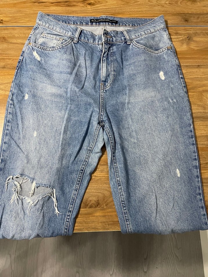 Rahat Kesim Mavi Kadın Denim Jean - Görsel 3