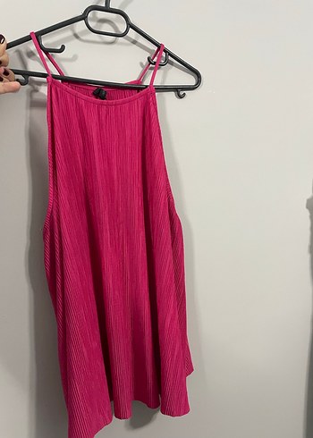 Pembe Pilili Bohem Kadın Bluz - Görsel 4