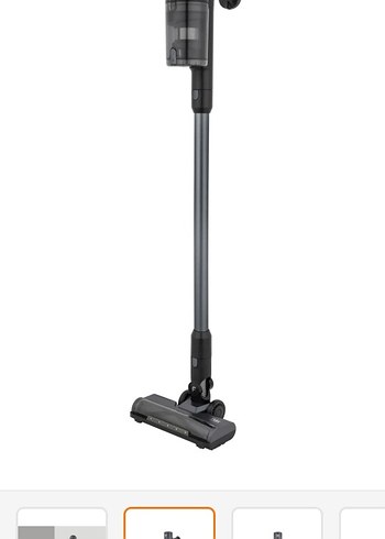 FAKİR Siyah Kablosuz Elektrikli Süpürge - Görsel 2