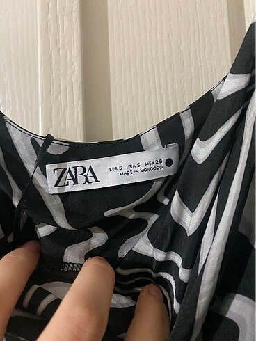 s Beden çeşitli Renk Zara zebra desenli mini elbise