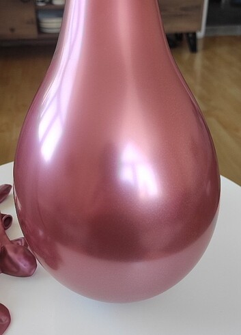 Diğer 25ADET METALİK PEMBE BAlON