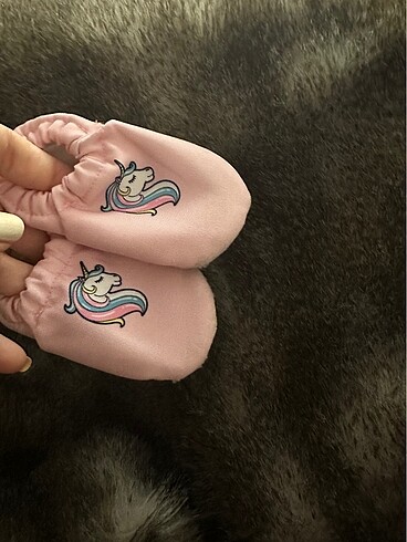 Baby on the go unicorn bebek babet patik - Görsel 2