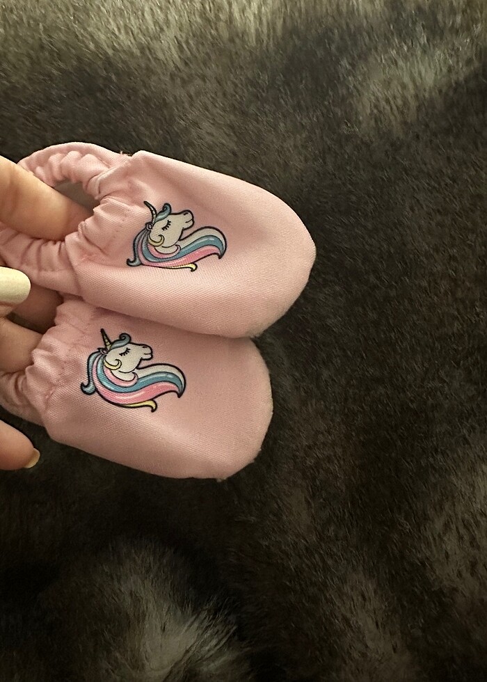 Baby on the go unicorn bebek babet patik - Görsel 2