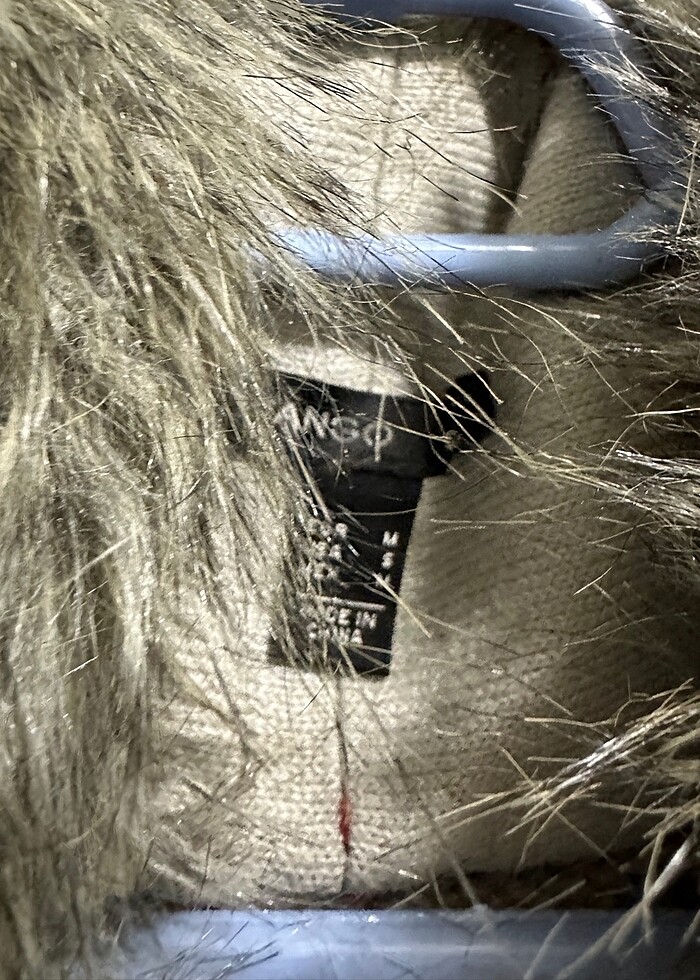 mango kürklü yelek - Görsel 3