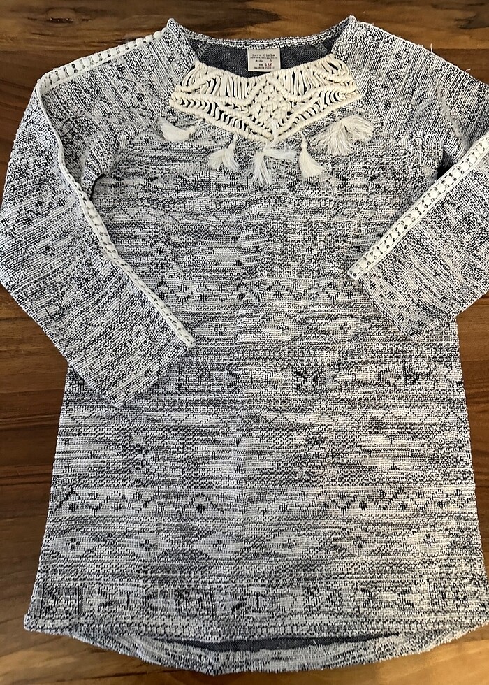 Zara elbise desenli - Görsel 2