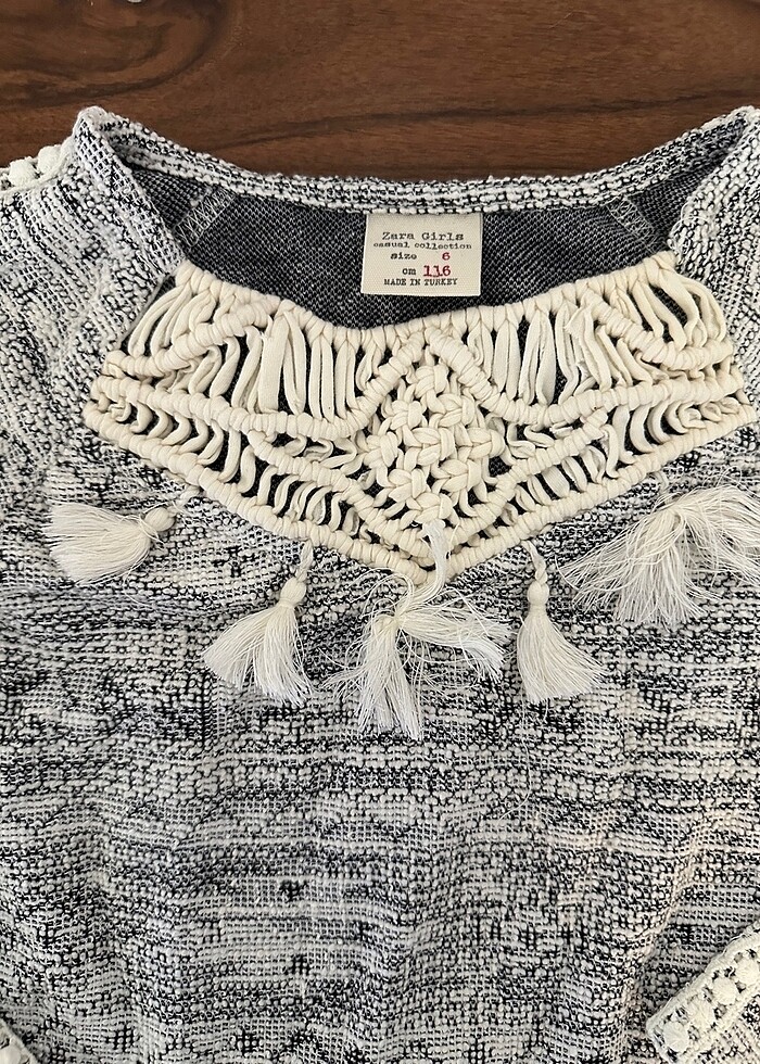 Zara elbise desenli - Görsel 3