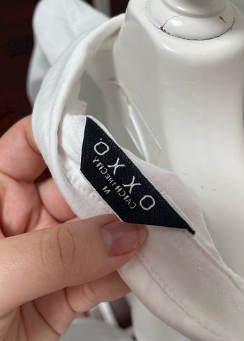 oxxo Beyaz Düğmeli Uzun Kollu Gömlek